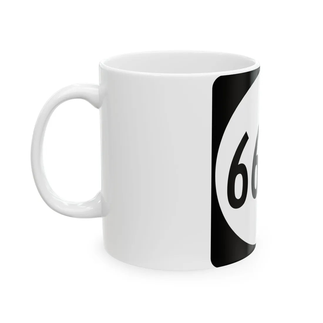 PR tertiary 6642 (Puerto Rico) (Road Sign) White Coffee Mug - Go Mug Yourself