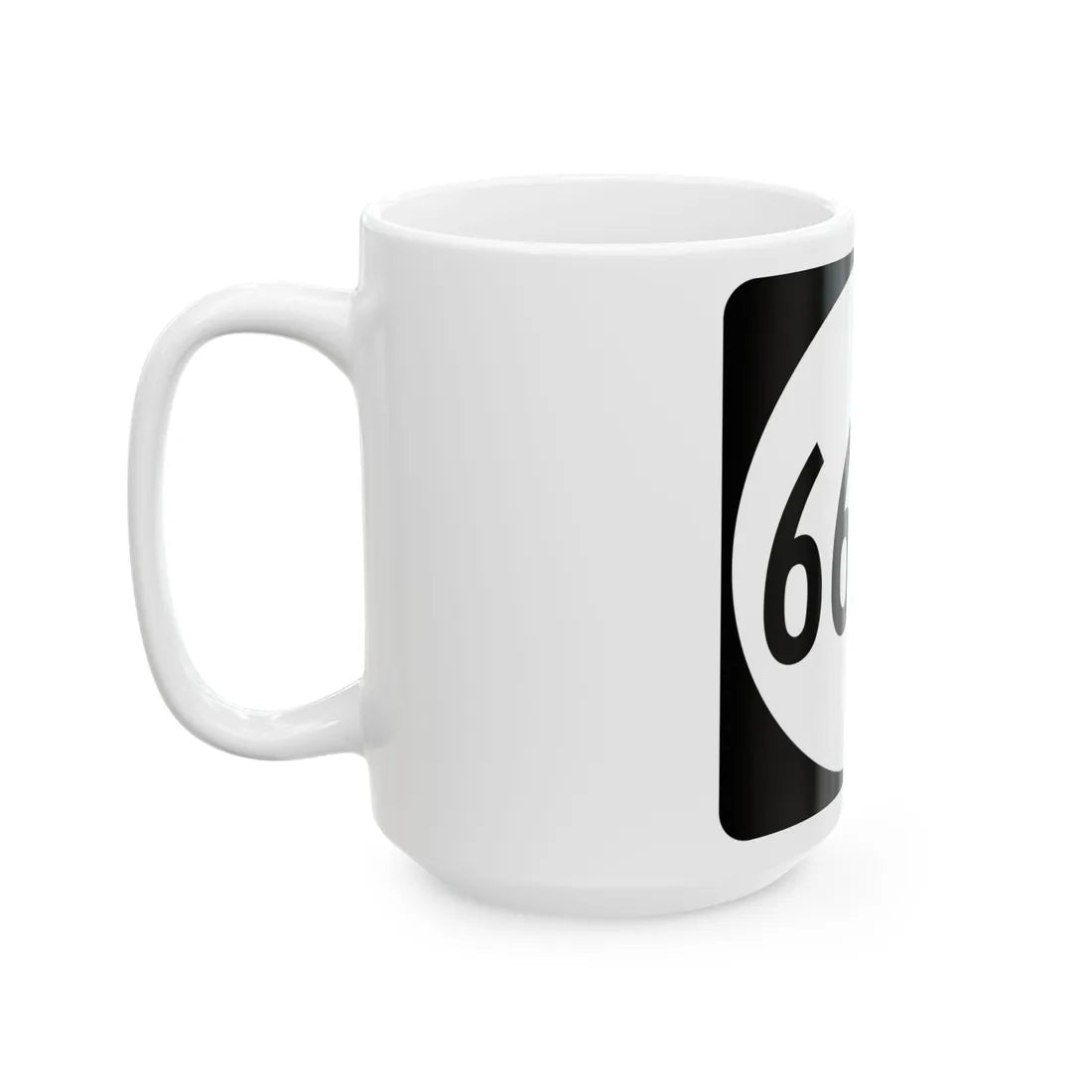 PR tertiary 6670 (Puerto Rico) (Road Sign) White Coffee Mug - Go Mug Yourself