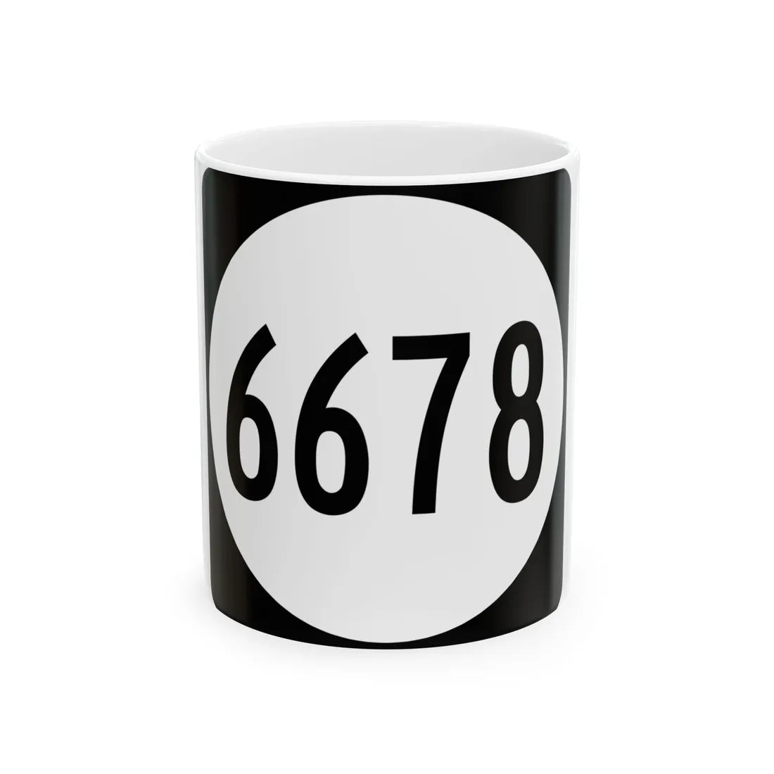 PR tertiary 6678 (Puerto Rico) (Road Sign) White Coffee Mug 11oz - Go Mug Yourself