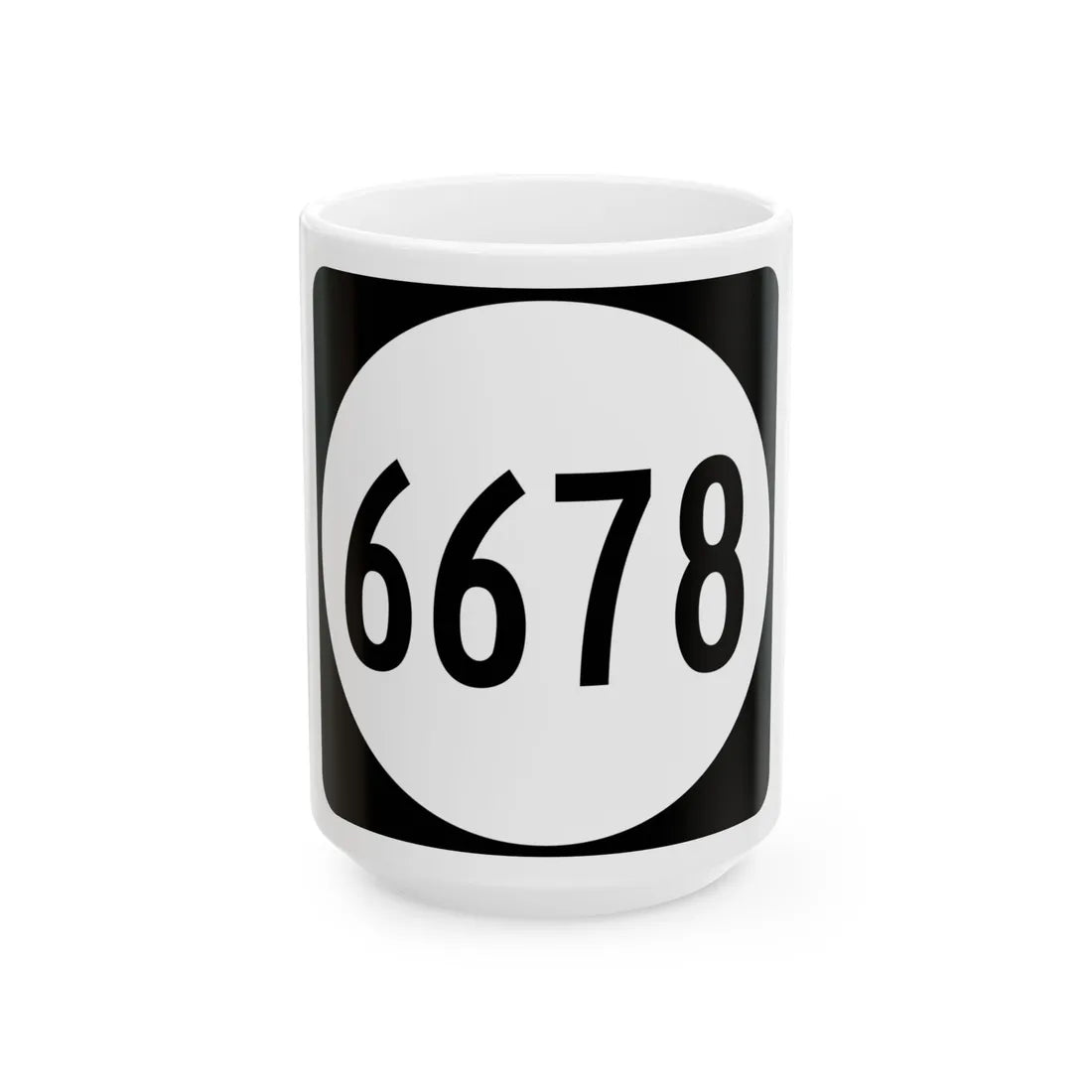 PR tertiary 6678 (Puerto Rico) (Road Sign) White Coffee Mug 15oz - Go Mug Yourself