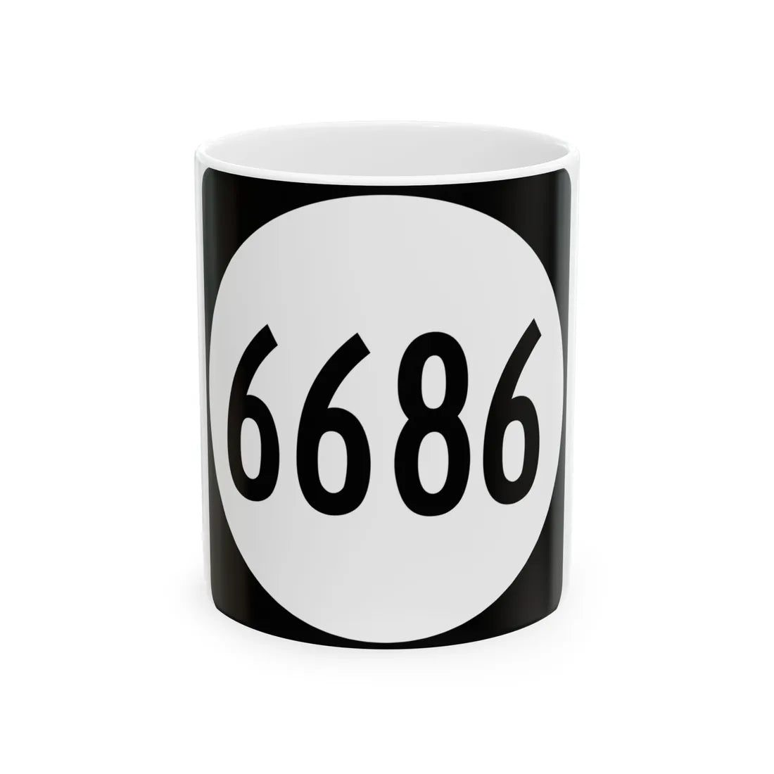 PR tertiary 6686 (Puerto Rico) (Road Sign) White Coffee Mug 11oz - Go Mug Yourself