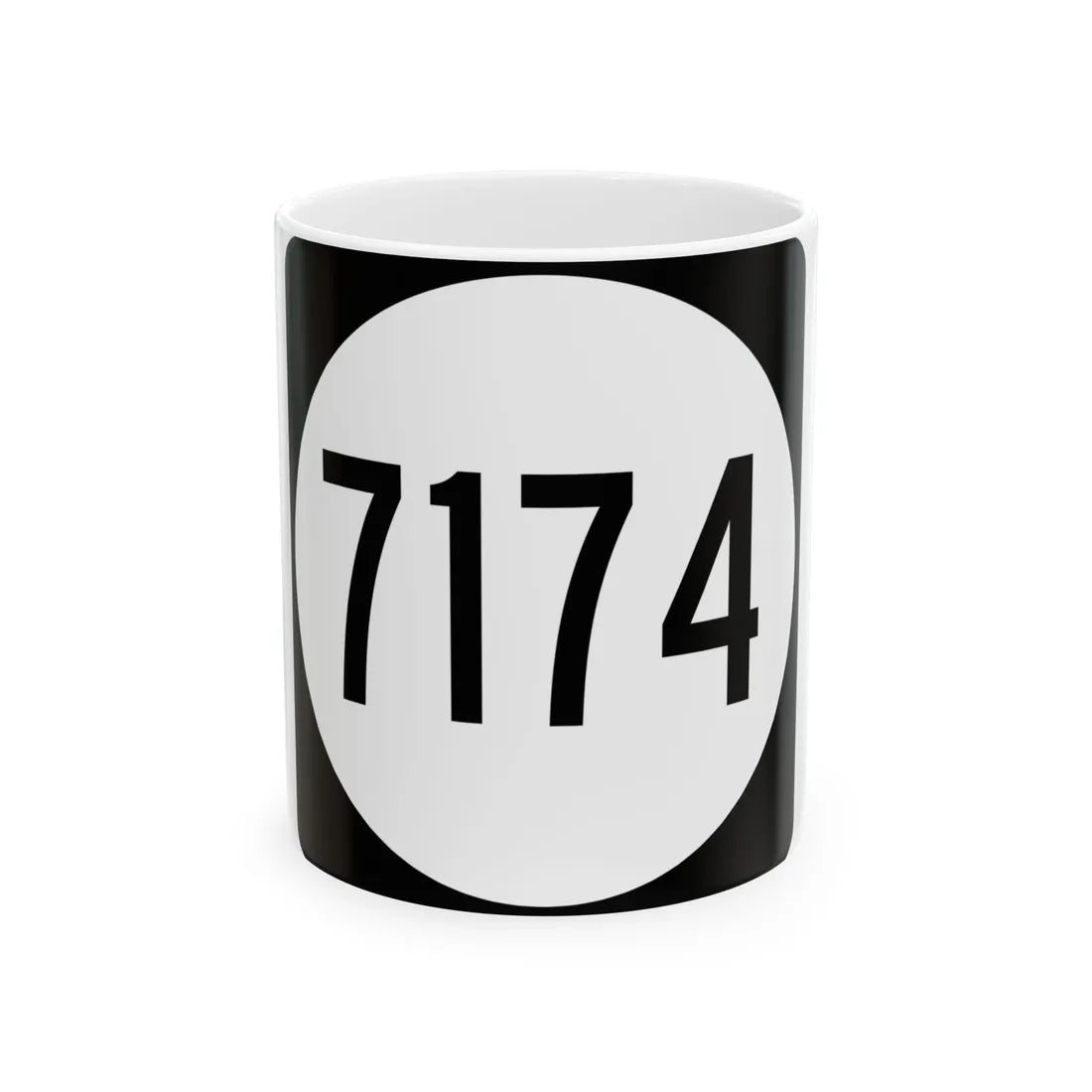 PR tertiary 7174 (Puerto Rico) (Road Sign) White Coffee Mug 11oz - Go Mug Yourself
