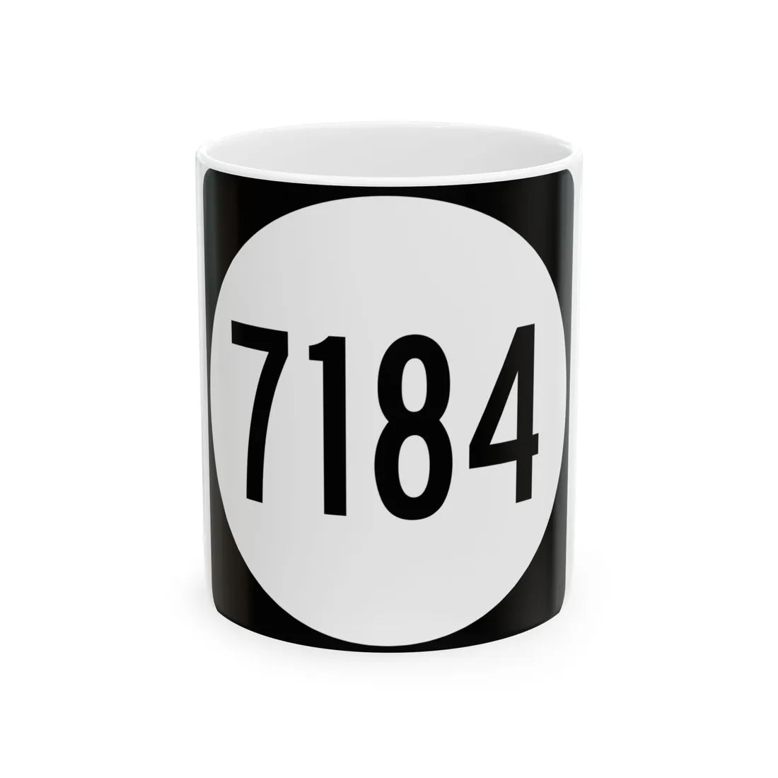 PR tertiary 7184 (Puerto Rico) (Road Sign) White Coffee Mug 11oz - Go Mug Yourself
