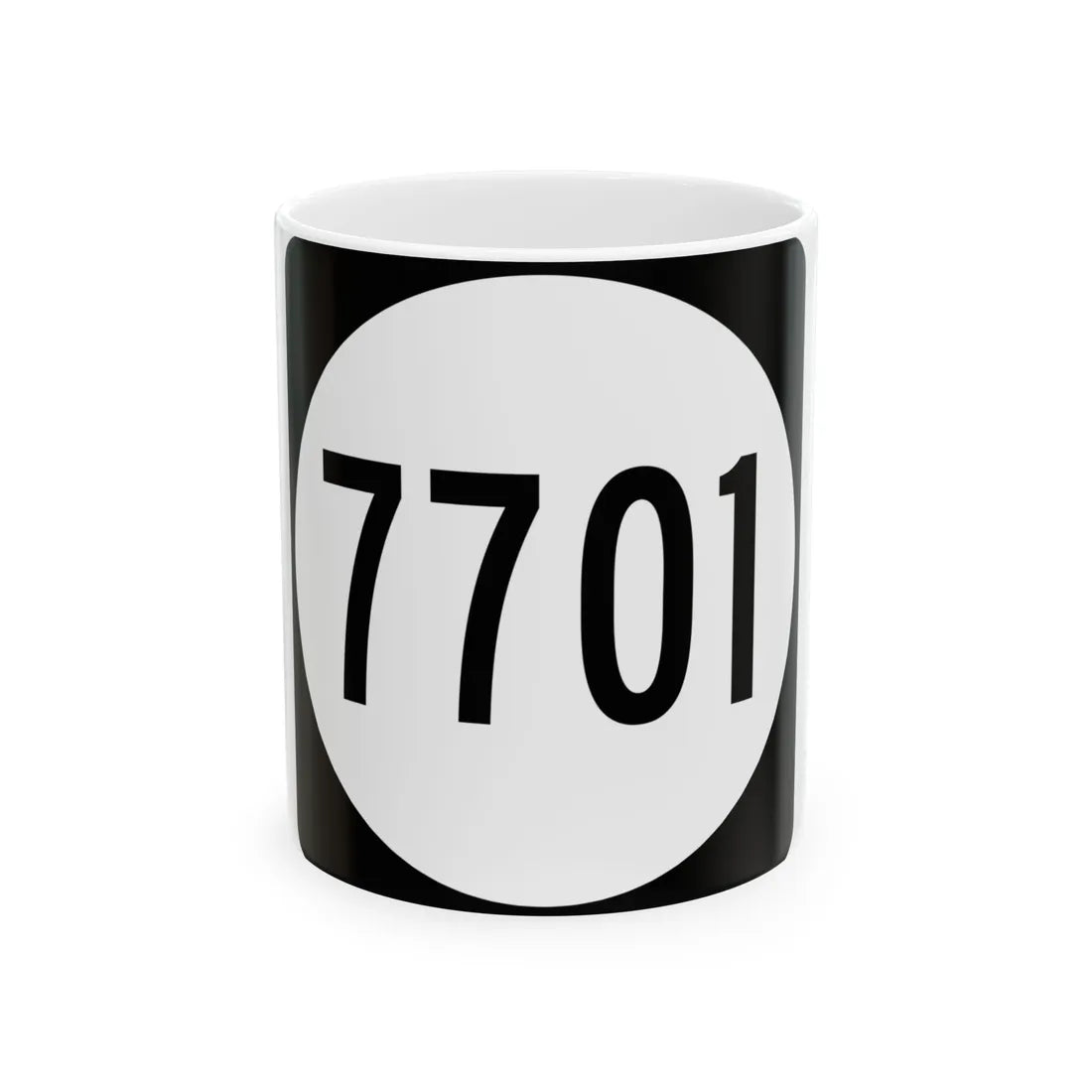 PR tertiary 7701 (Puerto Rico) (Road Sign) White Coffee Mug 11oz - Go Mug Yourself