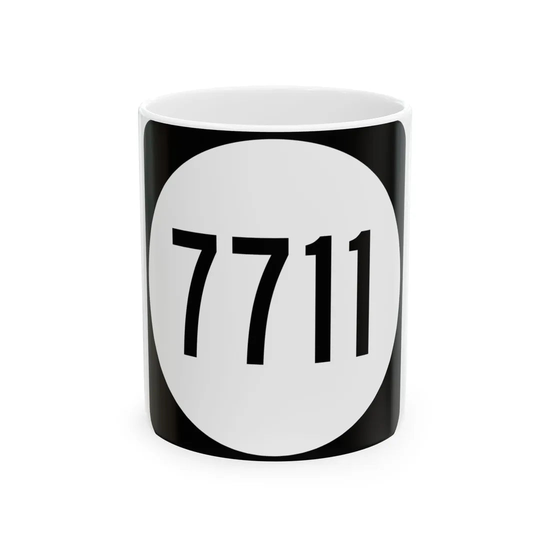 PR tertiary 7711 (Puerto Rico) (Road Sign) White Coffee Mug 11oz - Go Mug Yourself