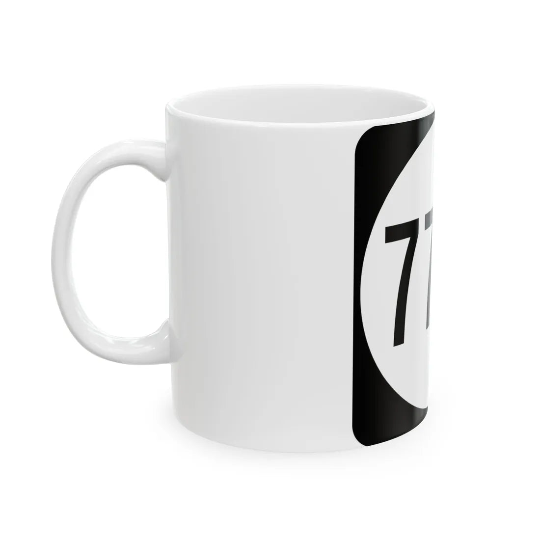PR tertiary 7722 (Puerto Rico) (Road Sign) White Coffee Mug - Go Mug Yourself
