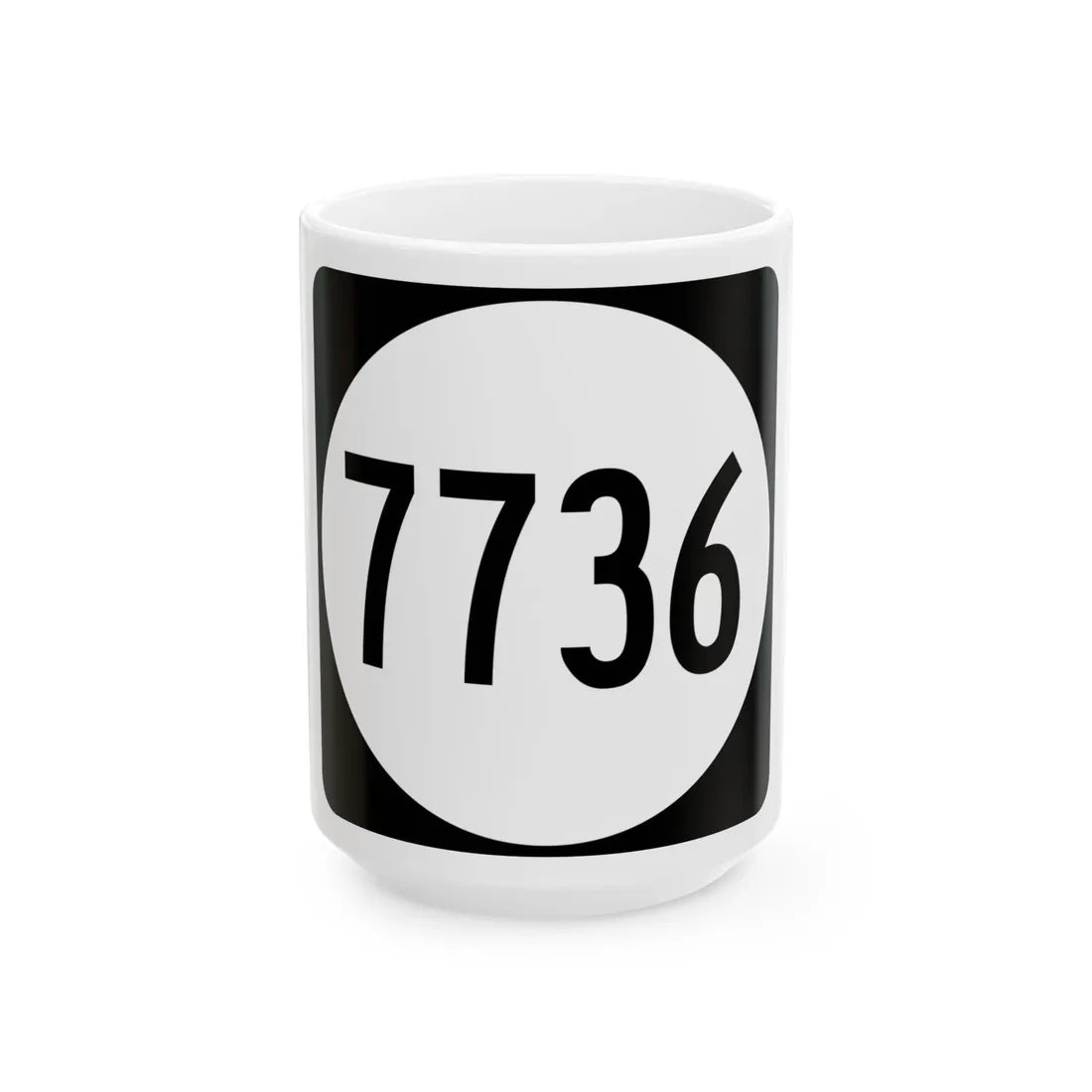 PR tertiary 7736 (Puerto Rico) (Road Sign) White Coffee Mug 15oz - Go Mug Yourself