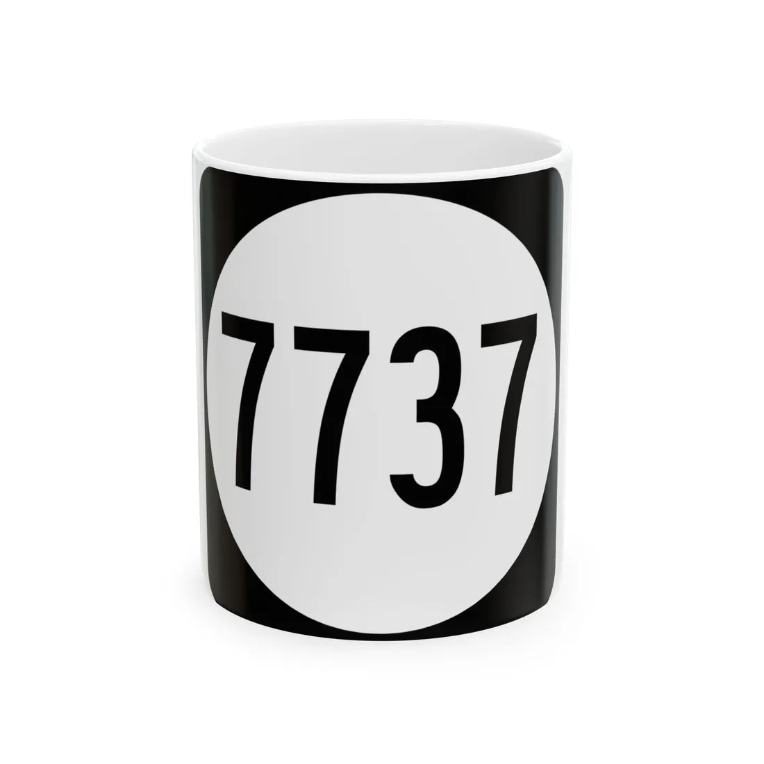 PR tertiary 7737 (Puerto Rico) (Road Sign) White Coffee Mug 11oz - Go Mug Yourself