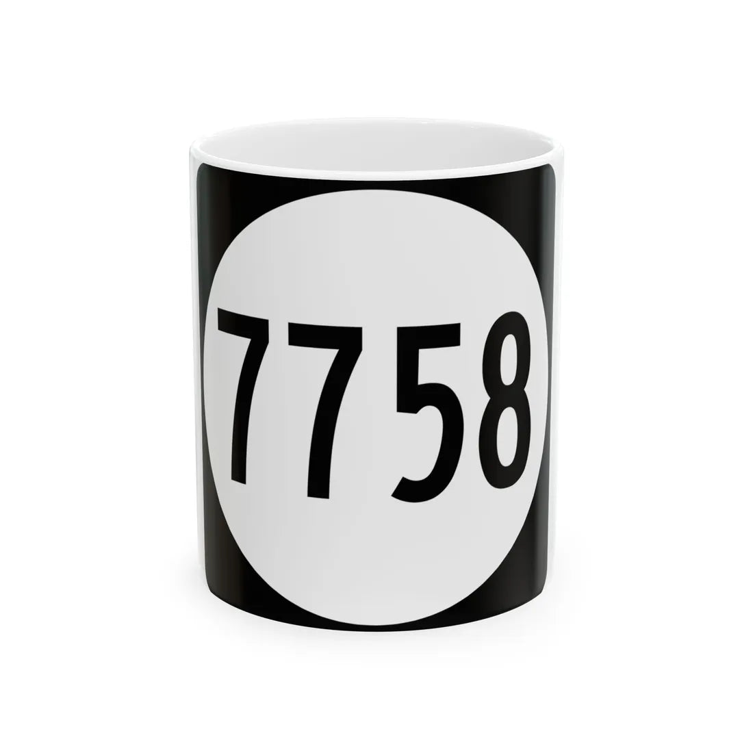 PR tertiary 7758 (Puerto Rico) (Road Sign) White Coffee Mug 11oz - Go Mug Yourself