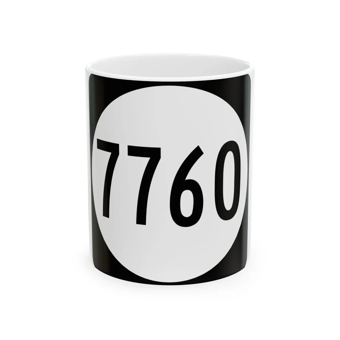 PR tertiary 7760 (Puerto Rico) (Road Sign) White Coffee Mug 11oz - Go Mug Yourself