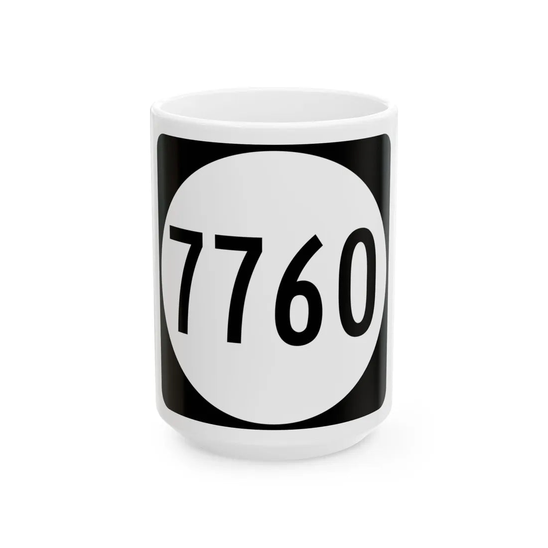 PR tertiary 7760 (Puerto Rico) (Road Sign) White Coffee Mug 15oz - Go Mug Yourself