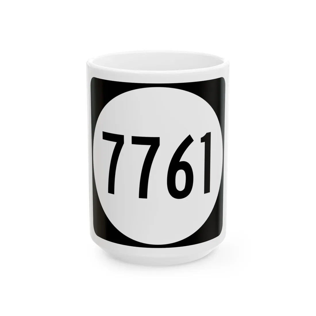 PR tertiary 7761 (Puerto Rico) (Road Sign) White Coffee Mug 15oz - Go Mug Yourself