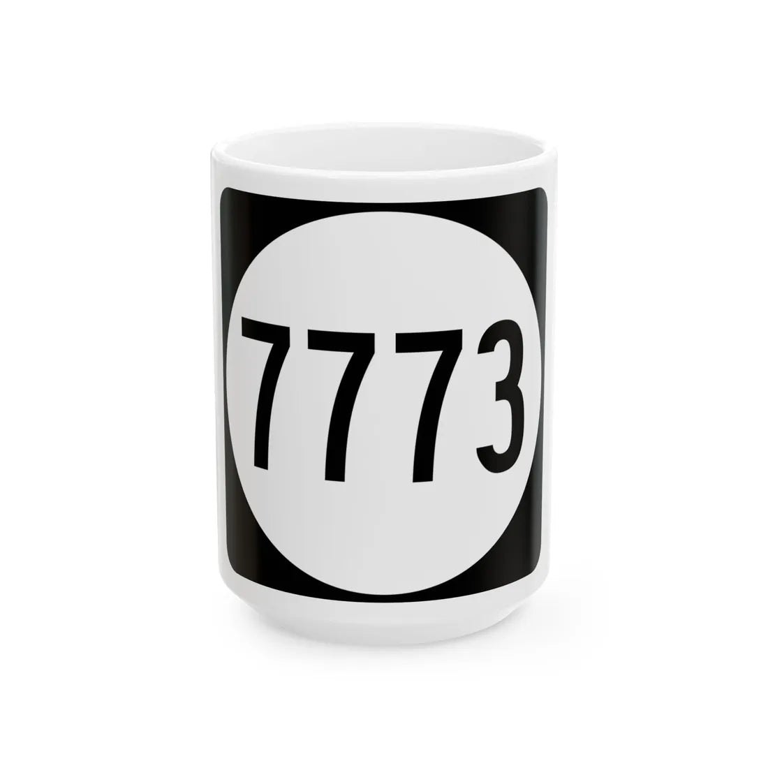 PR tertiary 7773 (Puerto Rico) (Road Sign) White Coffee Mug 15oz - Go Mug Yourself
