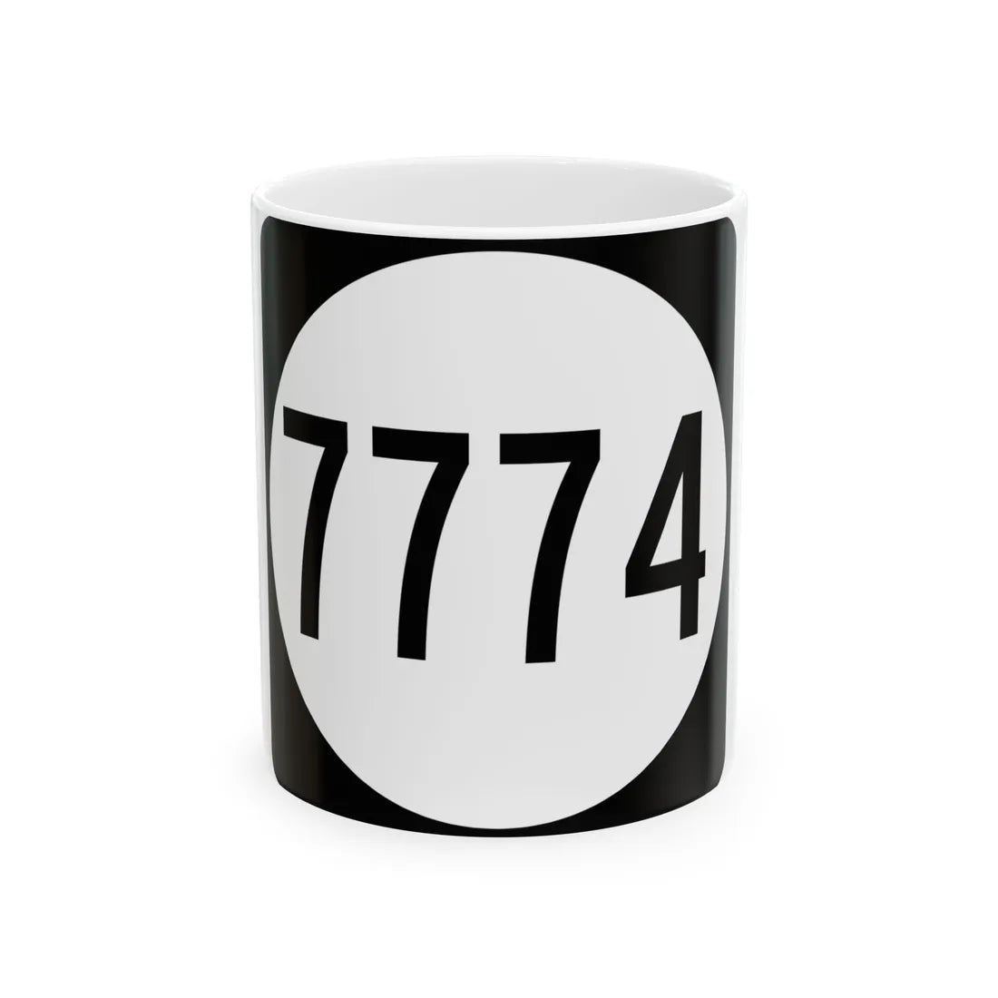 PR tertiary 7774 (Puerto Rico) (Road Sign) White Coffee Mug 11oz - Go Mug Yourself