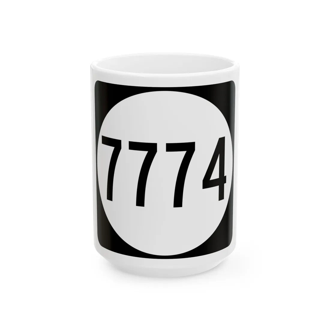 PR tertiary 7774 (Puerto Rico) (Road Sign) White Coffee Mug 15oz - Go Mug Yourself