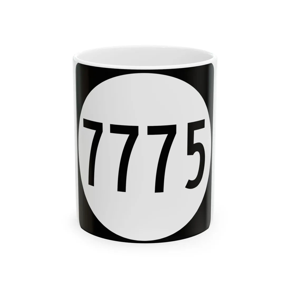 PR tertiary 7775 (Puerto Rico) (Road Sign) White Coffee Mug 11oz - Go Mug Yourself