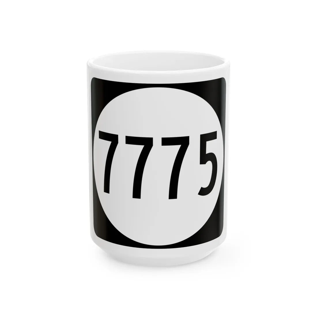 PR tertiary 7775 (Puerto Rico) (Road Sign) White Coffee Mug 15oz - Go Mug Yourself