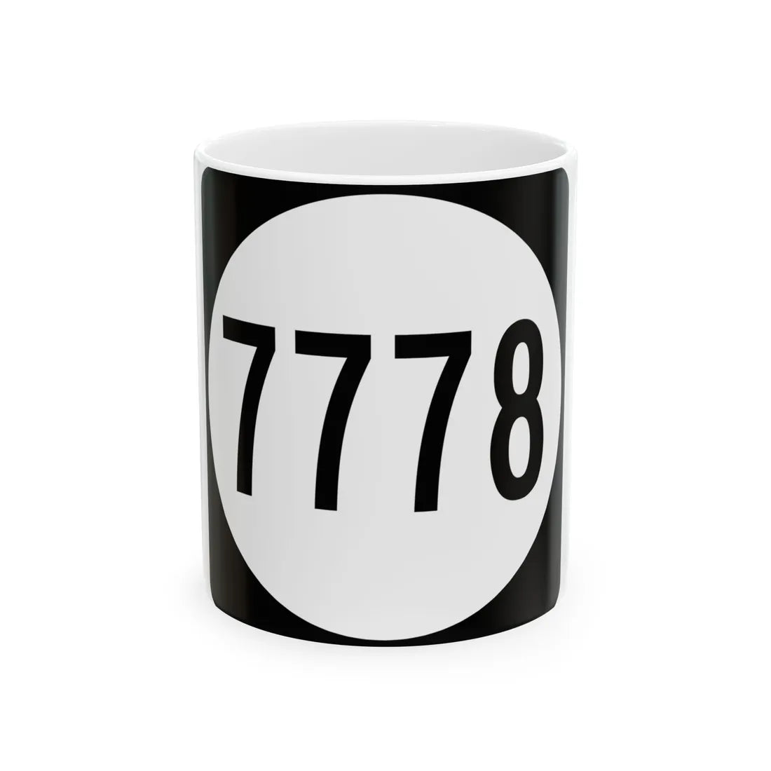 PR tertiary 7778 (Puerto Rico) (Road Sign) White Coffee Mug 11oz - Go Mug Yourself