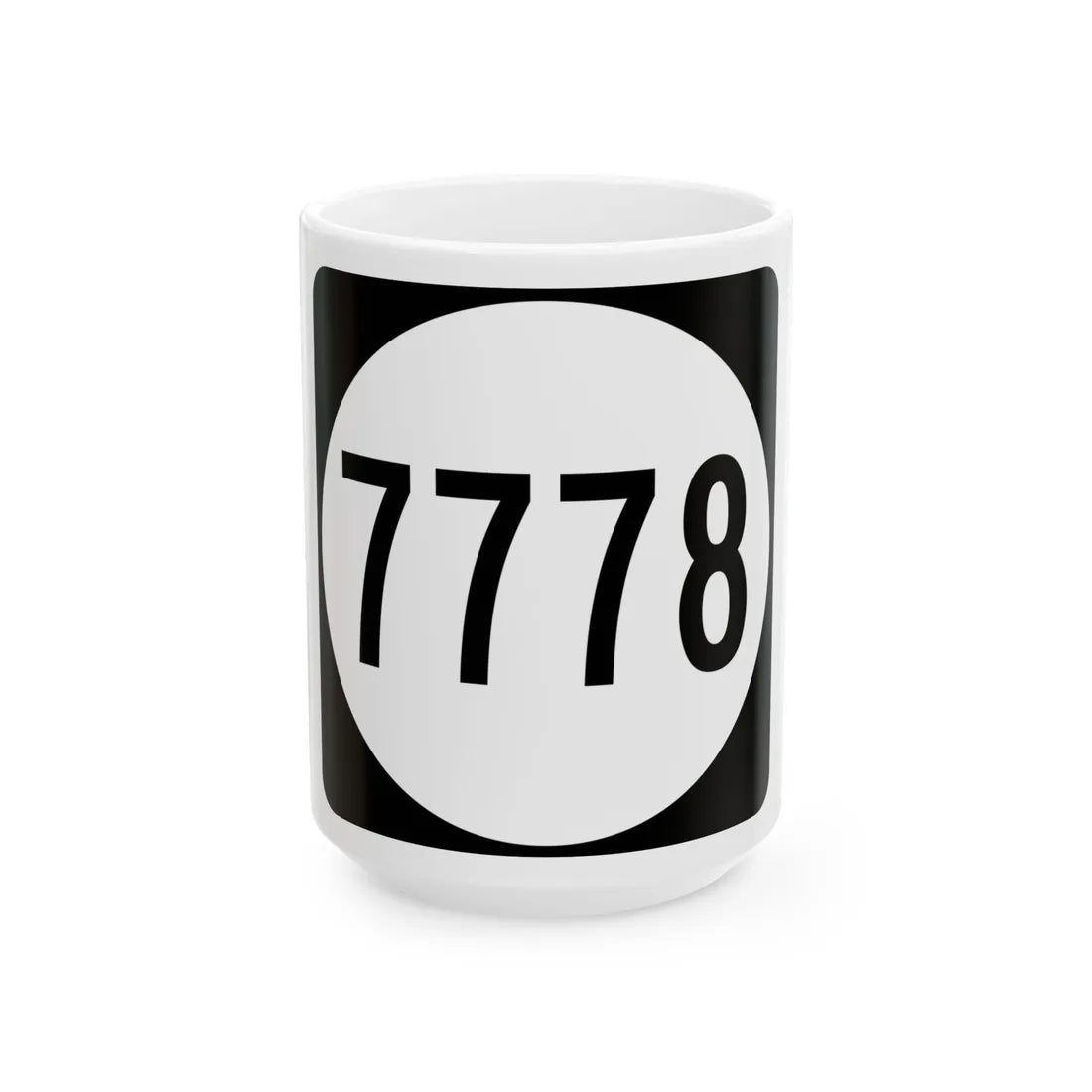 PR tertiary 7778 (Puerto Rico) (Road Sign) White Coffee Mug 15oz - Go Mug Yourself