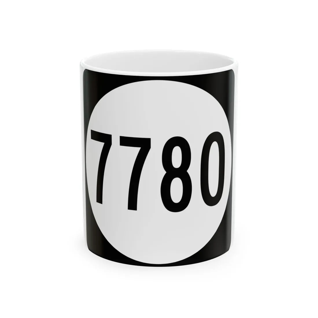 PR tertiary 7780 (Puerto Rico) (Road Sign) White Coffee Mug 11oz - Go Mug Yourself