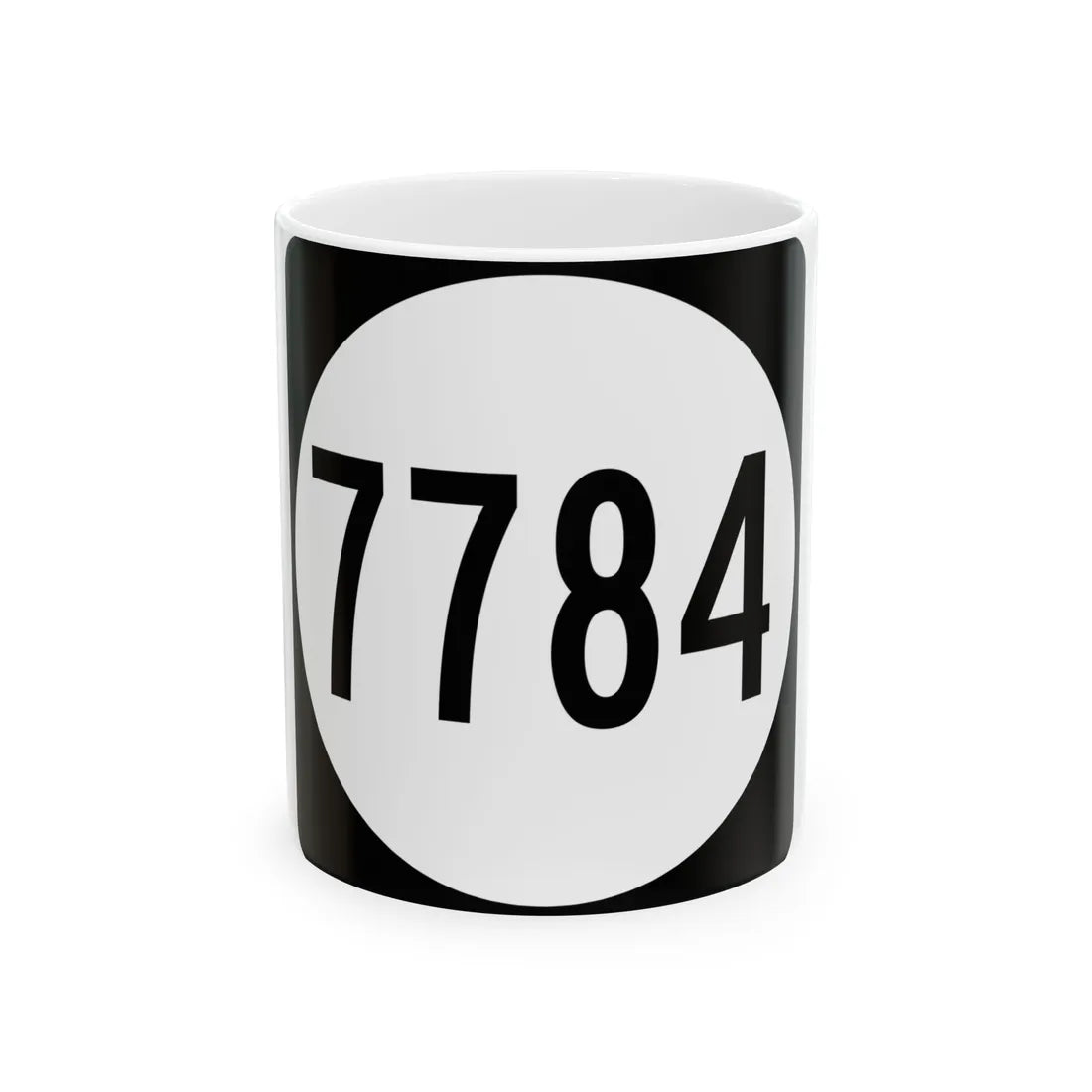 PR tertiary 7784 (Puerto Rico) (Road Sign) White Coffee Mug 11oz - Go Mug Yourself