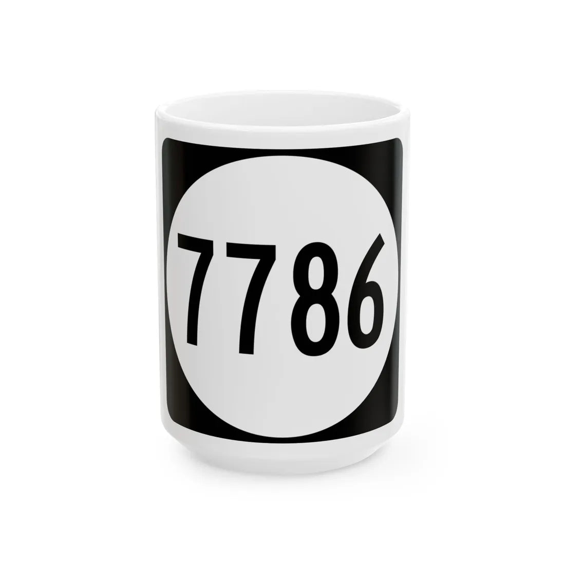 PR tertiary 7786 (Puerto Rico) (Road Sign) White Coffee Mug 15oz - Go Mug Yourself