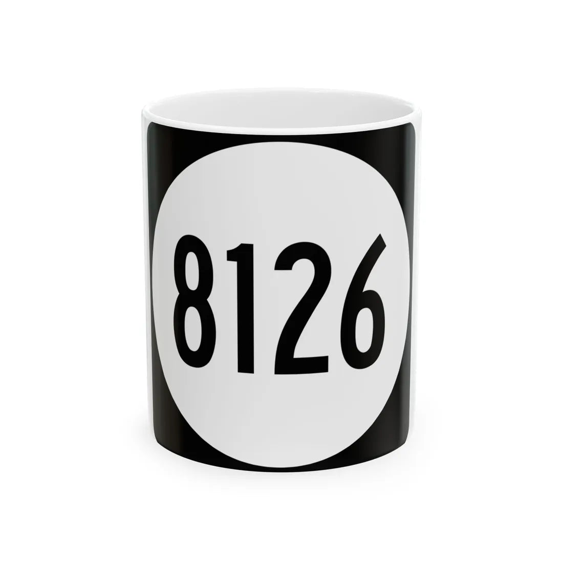 PR tertiary 8126 (Puerto Rico) (Road Sign) White Coffee Mug 11oz - Go Mug Yourself