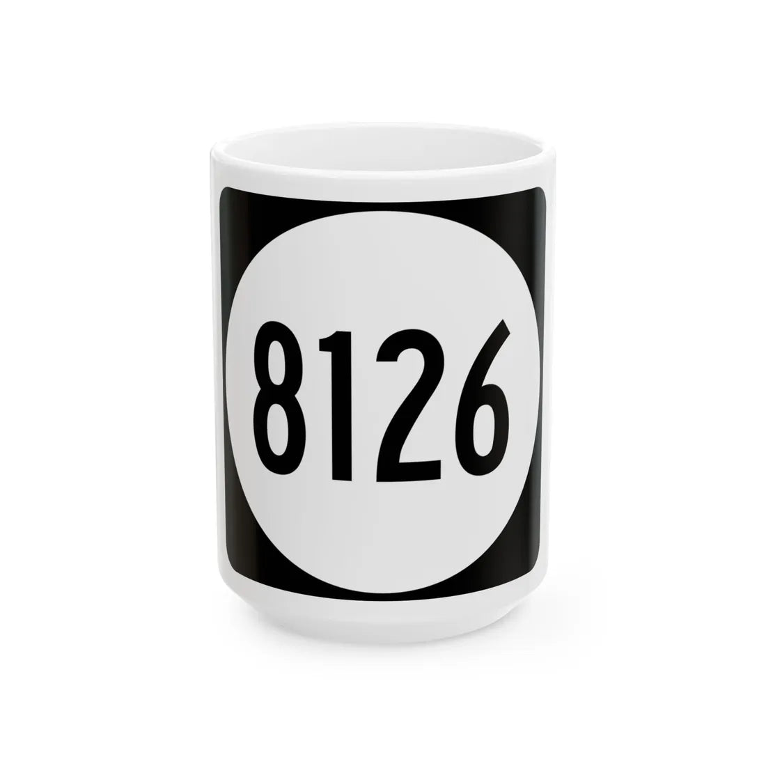 PR tertiary 8126 (Puerto Rico) (Road Sign) White Coffee Mug 15oz - Go Mug Yourself