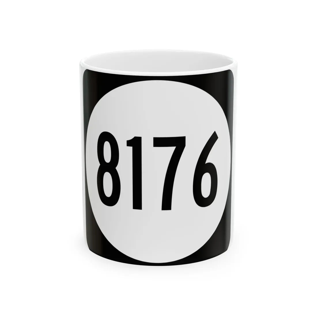 PR tertiary 8176 (Puerto Rico) (Road Sign) White Coffee Mug 11oz - Go Mug Yourself