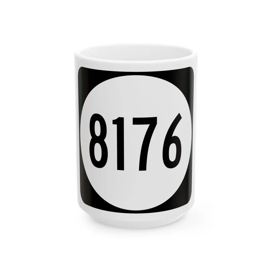 PR tertiary 8176 (Puerto Rico) (Road Sign) White Coffee Mug 15oz - Go Mug Yourself