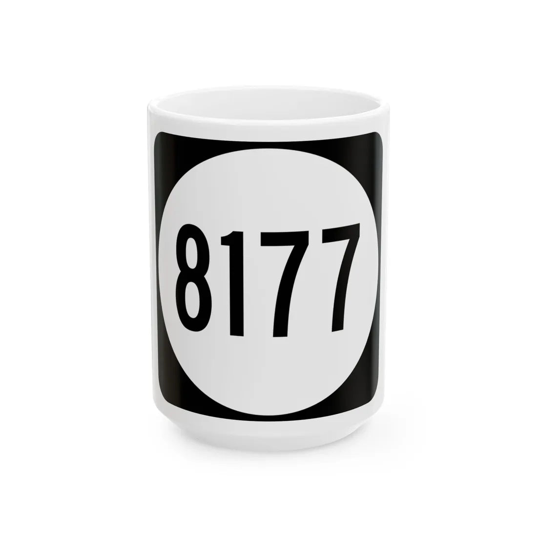PR tertiary 8177 (Puerto Rico) (Road Sign) White Coffee Mug 15oz - Go Mug Yourself