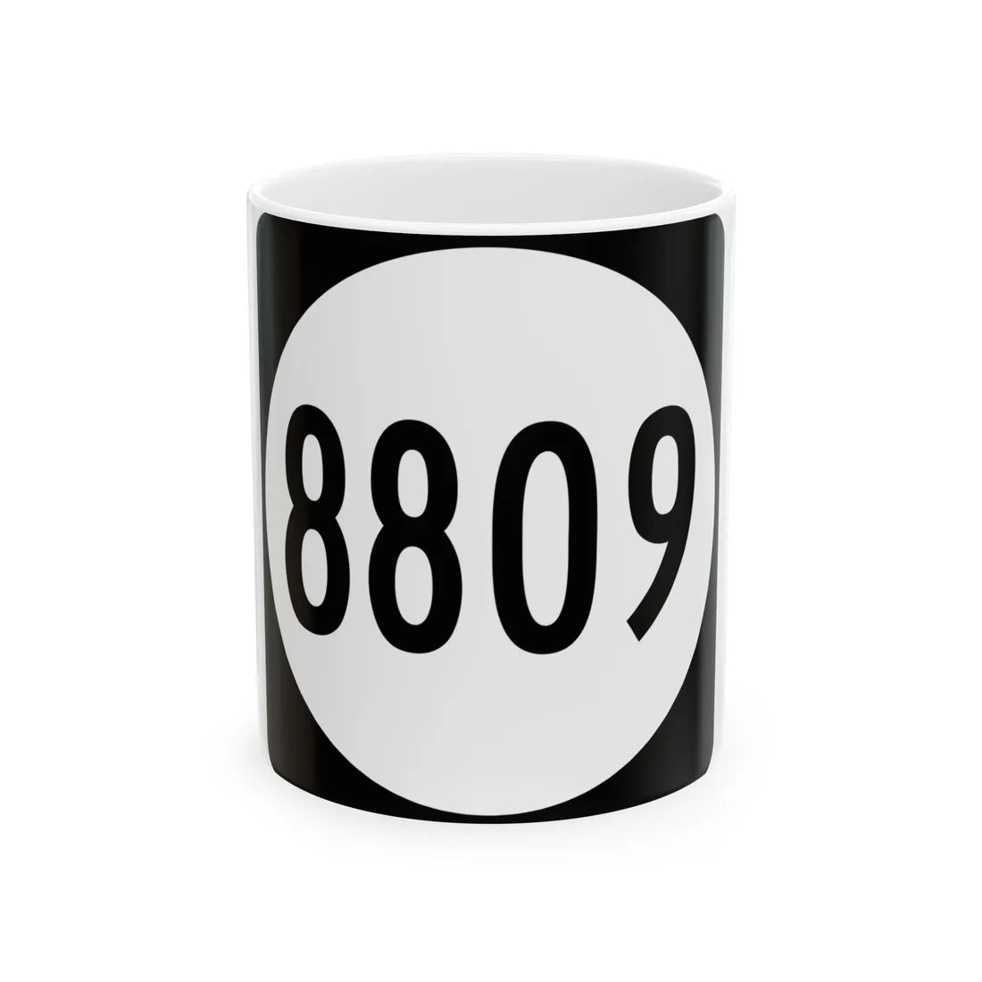 PR tertiary 8809 (Puerto Rico) (Road Sign) White Coffee Mug 11oz - Go Mug Yourself