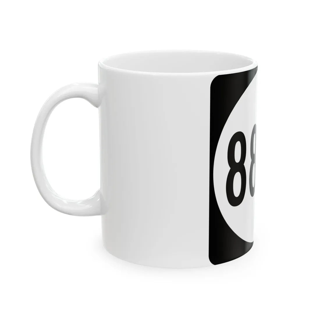 PR tertiary 8809 (Puerto Rico) (Road Sign) White Coffee Mug - Go Mug Yourself