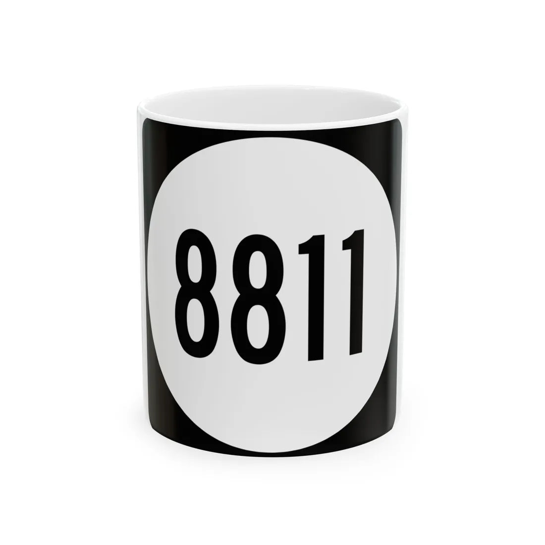 PR tertiary 8811 (Puerto Rico) (Road Sign) White Coffee Mug 11oz - Go Mug Yourself