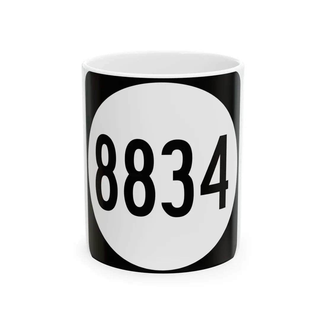 PR tertiary 8834 (Puerto Rico) (Road Sign) White Coffee Mug 11oz - Go Mug Yourself