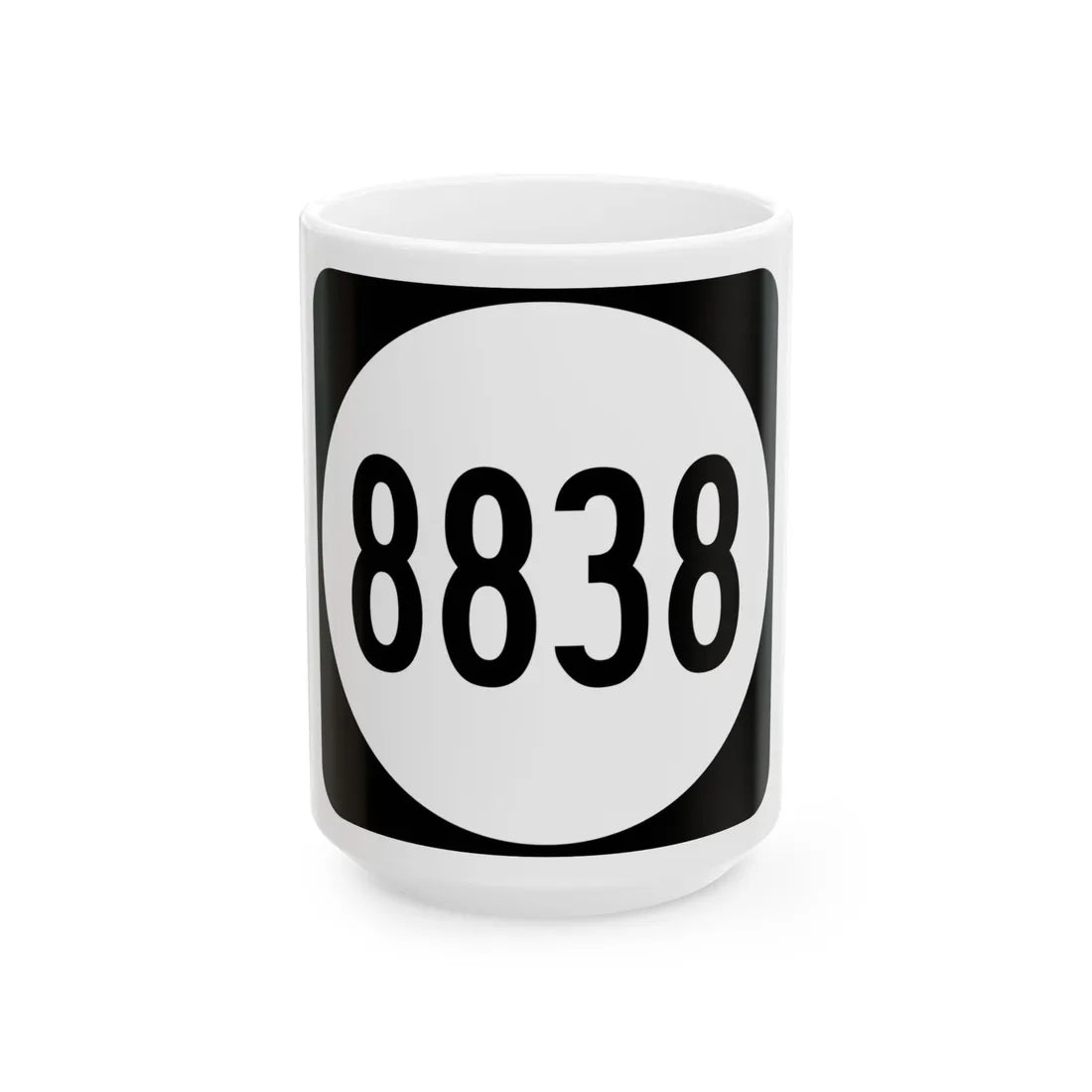 PR tertiary 8838 (Puerto Rico) (Road Sign) White Coffee Mug 15oz - Go Mug Yourself