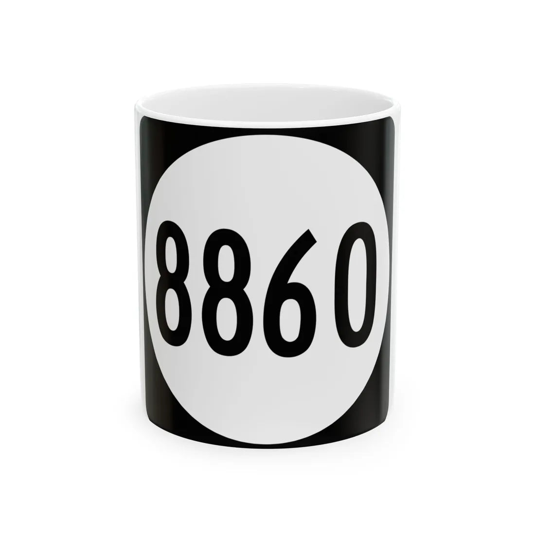 PR tertiary 8860 (Puerto Rico) (Road Sign) White Coffee Mug 11oz - Go Mug Yourself