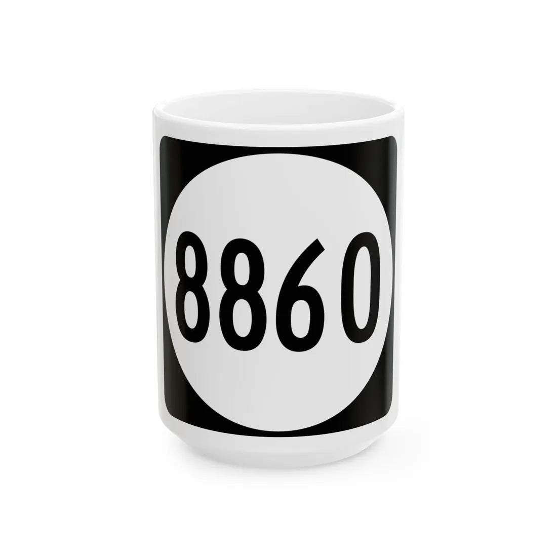 PR tertiary 8860 (Puerto Rico) (Road Sign) White Coffee Mug 15oz - Go Mug Yourself