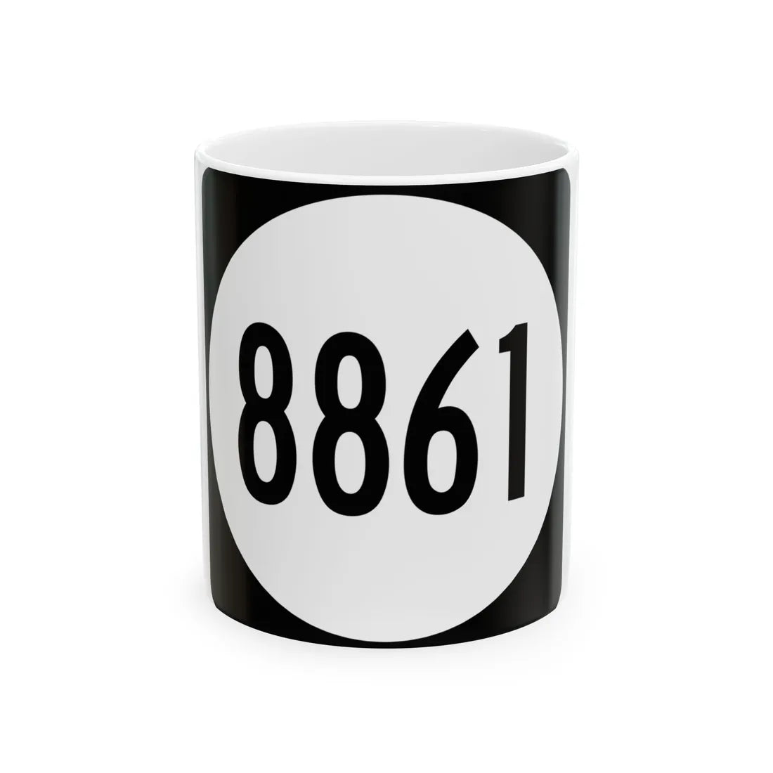 PR tertiary 8861 (Puerto Rico) (Road Sign) White Coffee Mug 11oz - Go Mug Yourself