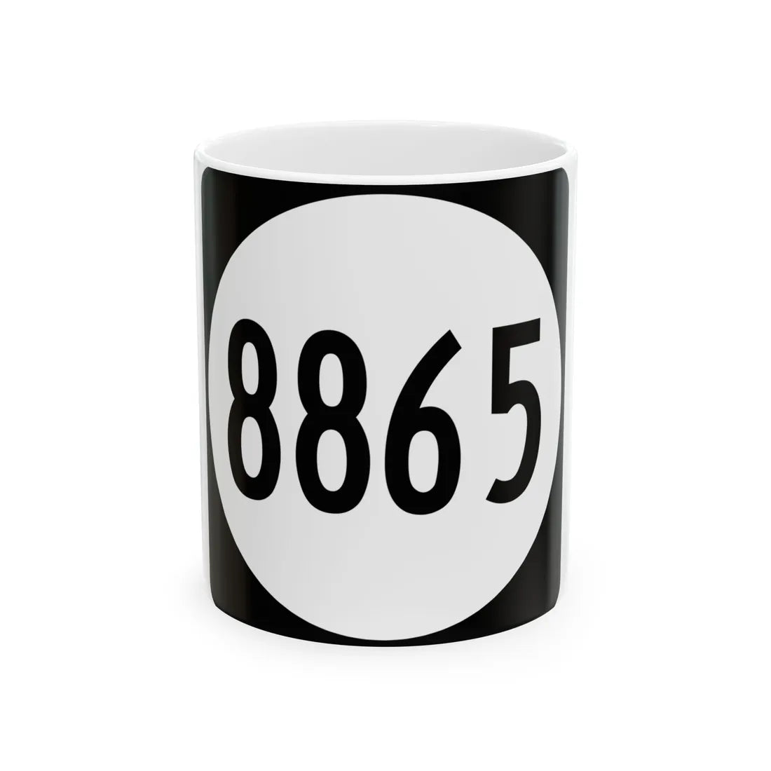 PR tertiary 8865 (Puerto Rico) (Road Sign) White Coffee Mug 11oz - Go Mug Yourself