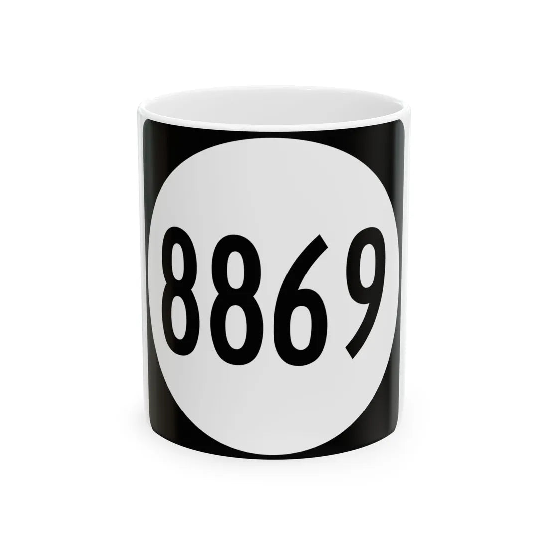 PR tertiary 8869 (Puerto Rico) (Road Sign) White Coffee Mug 11oz - Go Mug Yourself