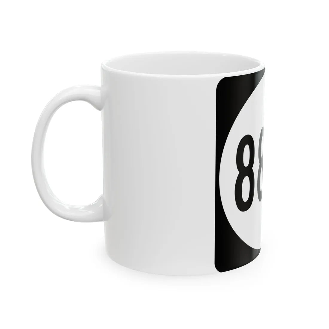 PR tertiary 8869 (Puerto Rico) (Road Sign) White Coffee Mug - Go Mug Yourself