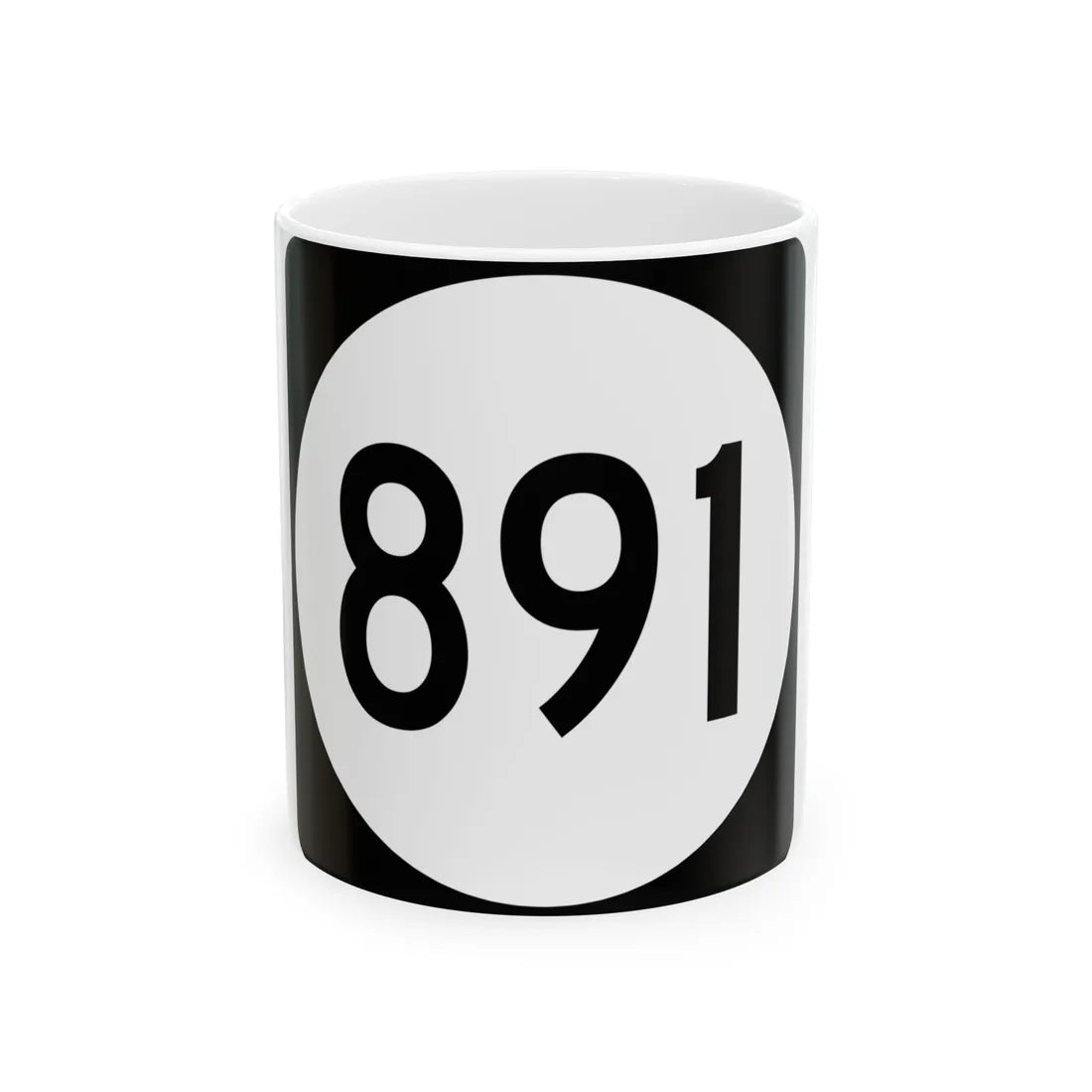 PR tertiary 891 (Puerto Rico) (Road Sign) White Coffee Mug 11oz - Go Mug Yourself
