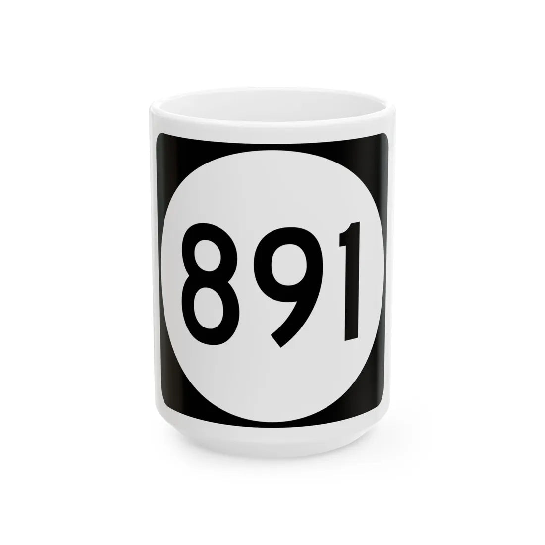 PR tertiary 891 (Puerto Rico) (Road Sign) White Coffee Mug 15oz - Go Mug Yourself
