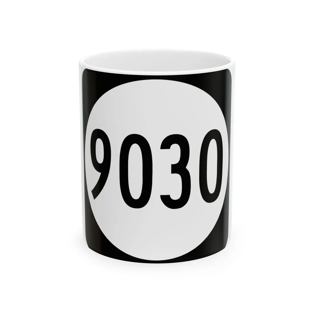 PR tertiary 9030 (Puerto Rico) (Road Sign) White Coffee Mug 11oz - Go Mug Yourself