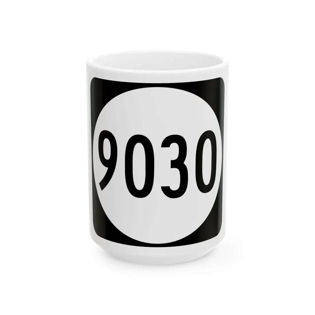 PR tertiary 9030 (Puerto Rico) (Road Sign) White Coffee Mug 15oz - Go Mug Yourself