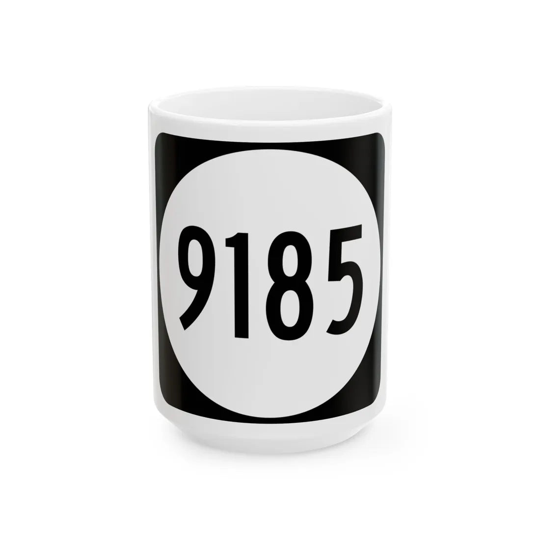 PR tertiary 9185 (Puerto Rico) (Road Sign) White Coffee Mug 15oz - Go Mug Yourself