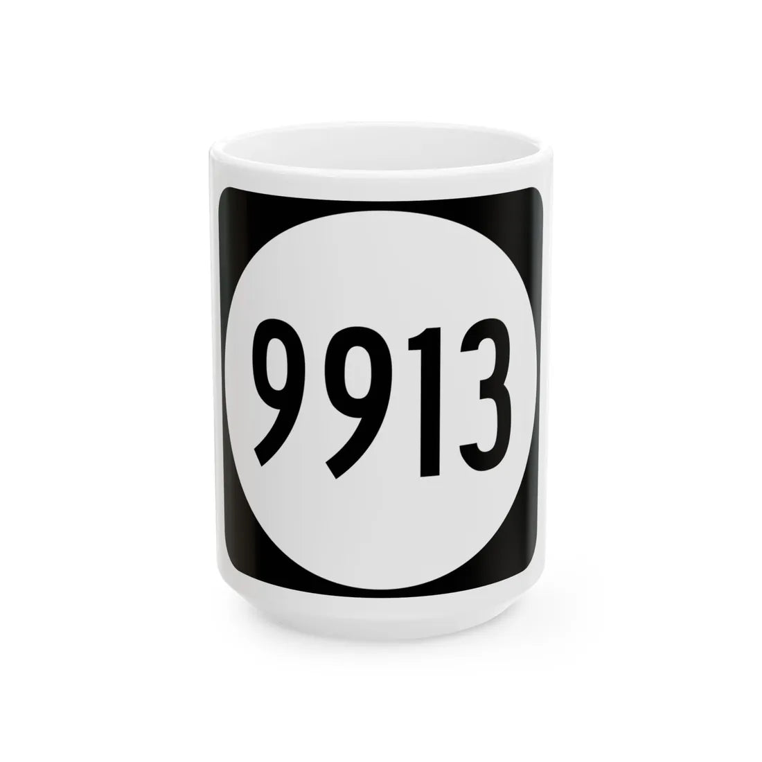 PR tertiary 9913 (Puerto Rico) (Road Sign) White Coffee Mug 15oz - Go Mug Yourself