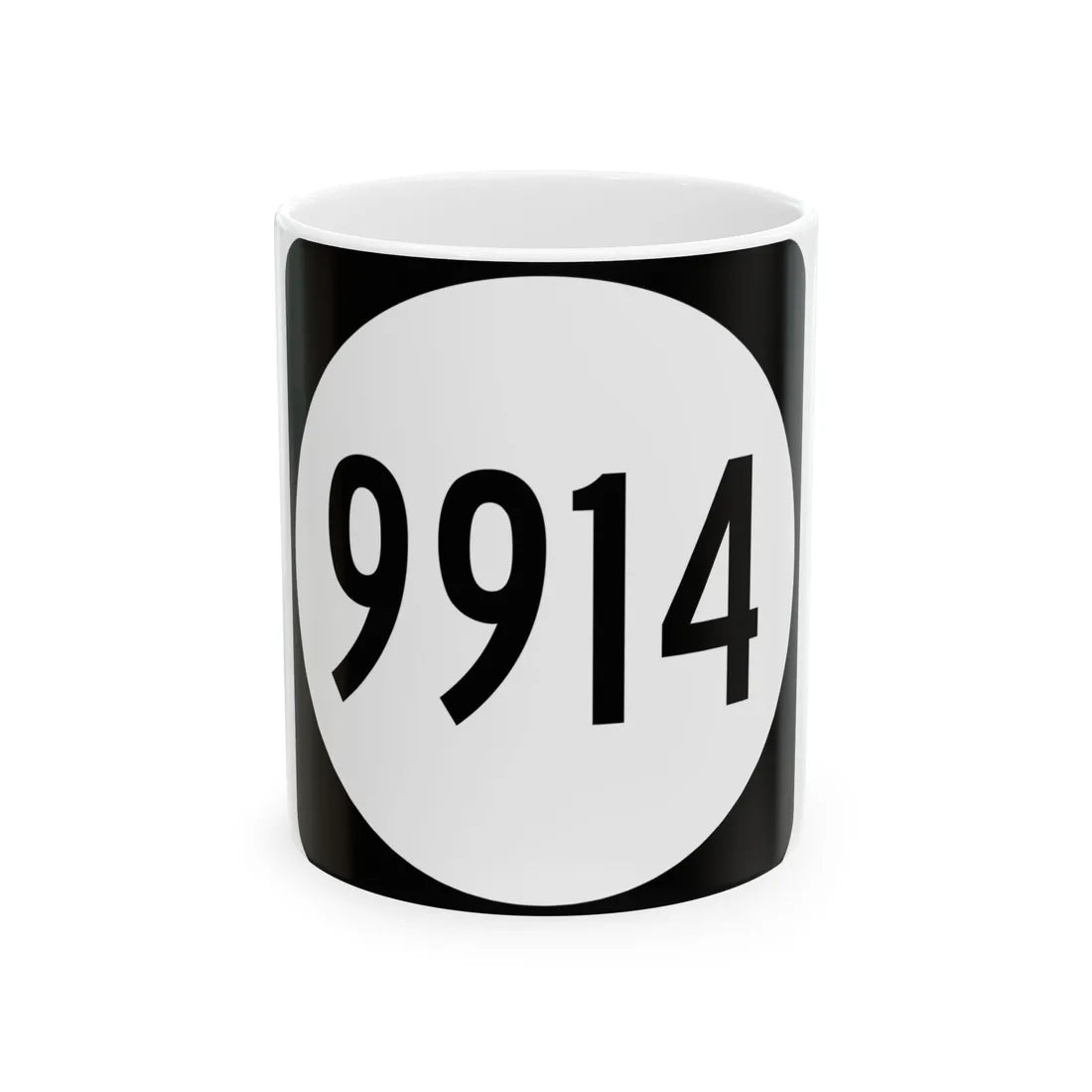PR tertiary 9914 (Puerto Rico) (Road Sign) White Coffee Mug 11oz - Go Mug Yourself