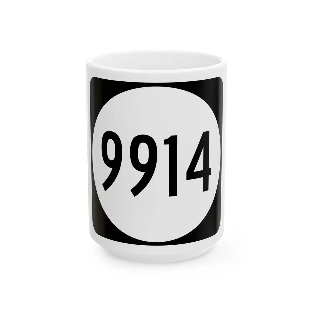 PR tertiary 9914 (Puerto Rico) (Road Sign) White Coffee Mug 15oz - Go Mug Yourself